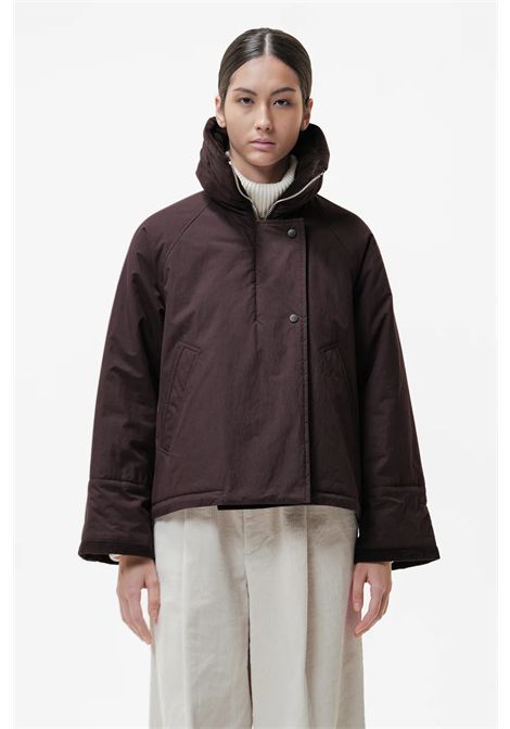 DUNO Giacca Corta Imbottita Maeva Donna Borgogna Ciliegia Oversize DUNO | Giubbotti | MAEVA CHIA611